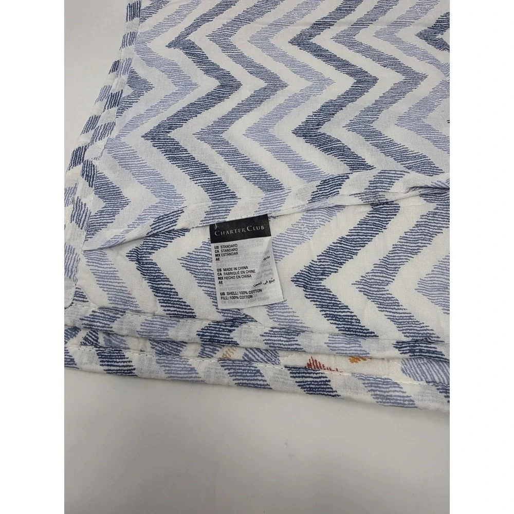 CHARTER CLUB MOJAVE MEDAALION COTTON QUILTED‎ SHAM STANDARD